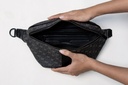 2025 Thinkayta Men Black Belt Bag