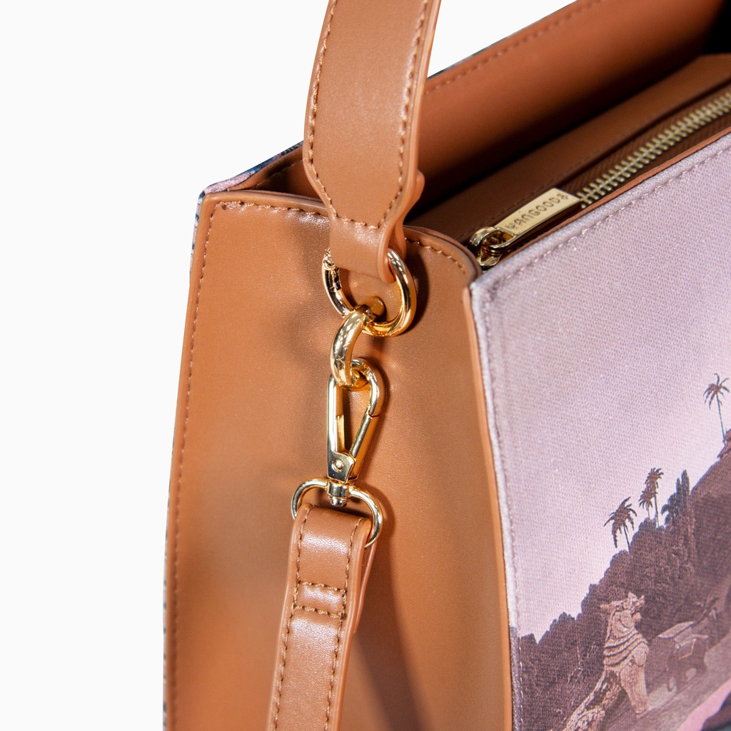 Htate Htar Beige Mini Shopper Bag