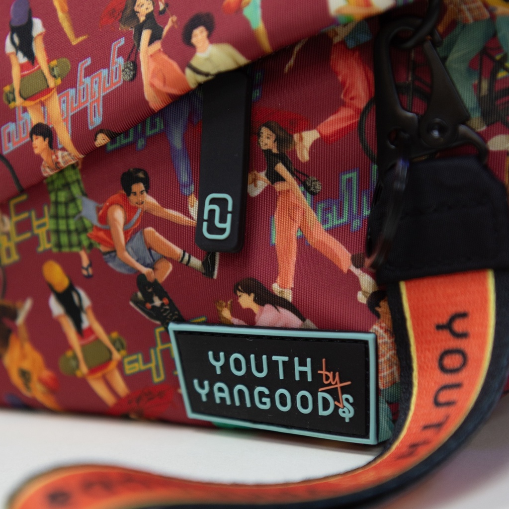 Youth Deep Red Belt Bag