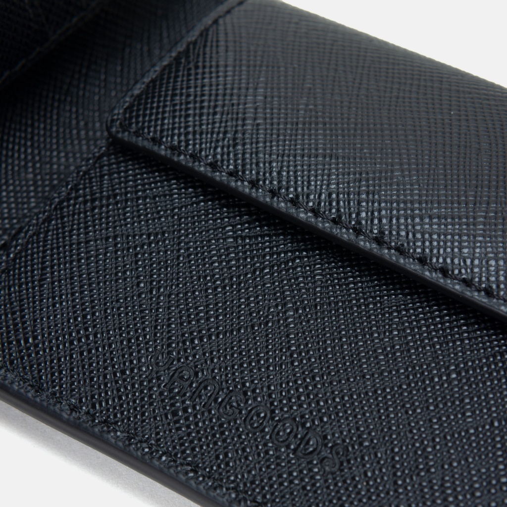 Timeless Men Black Bi-Fold Wallet