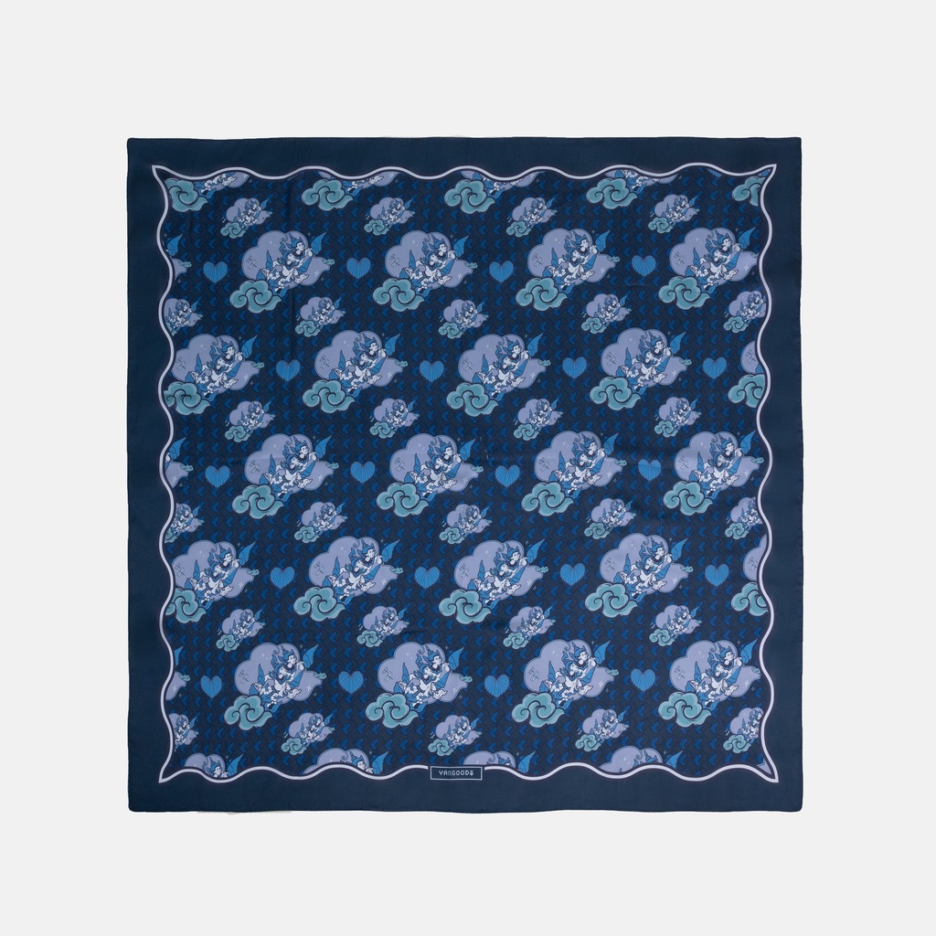 Swal Taw Merlot Square Scarf