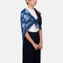 Swal Taw Merlot Square Scarf