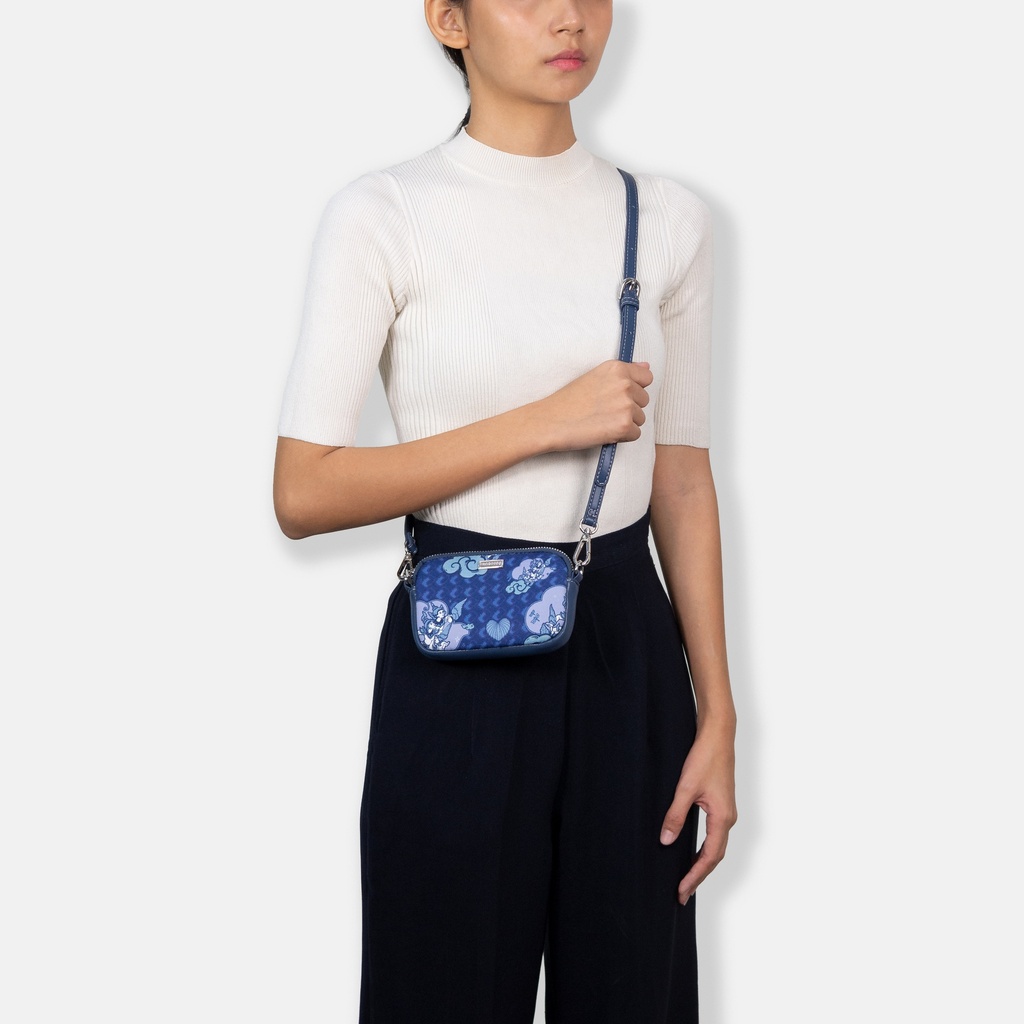 Swal Taw Navy Mini Wallet Pouch