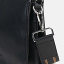 Sisburma Black Double Pouch Crossbody Bag