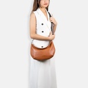 Sisburma Tea Crescent Hobo Bag
