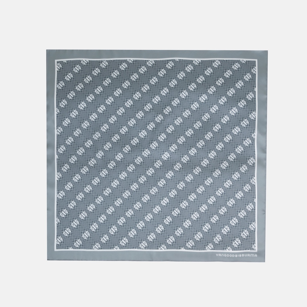 Sisburma Light Grey Bandana Scarf
