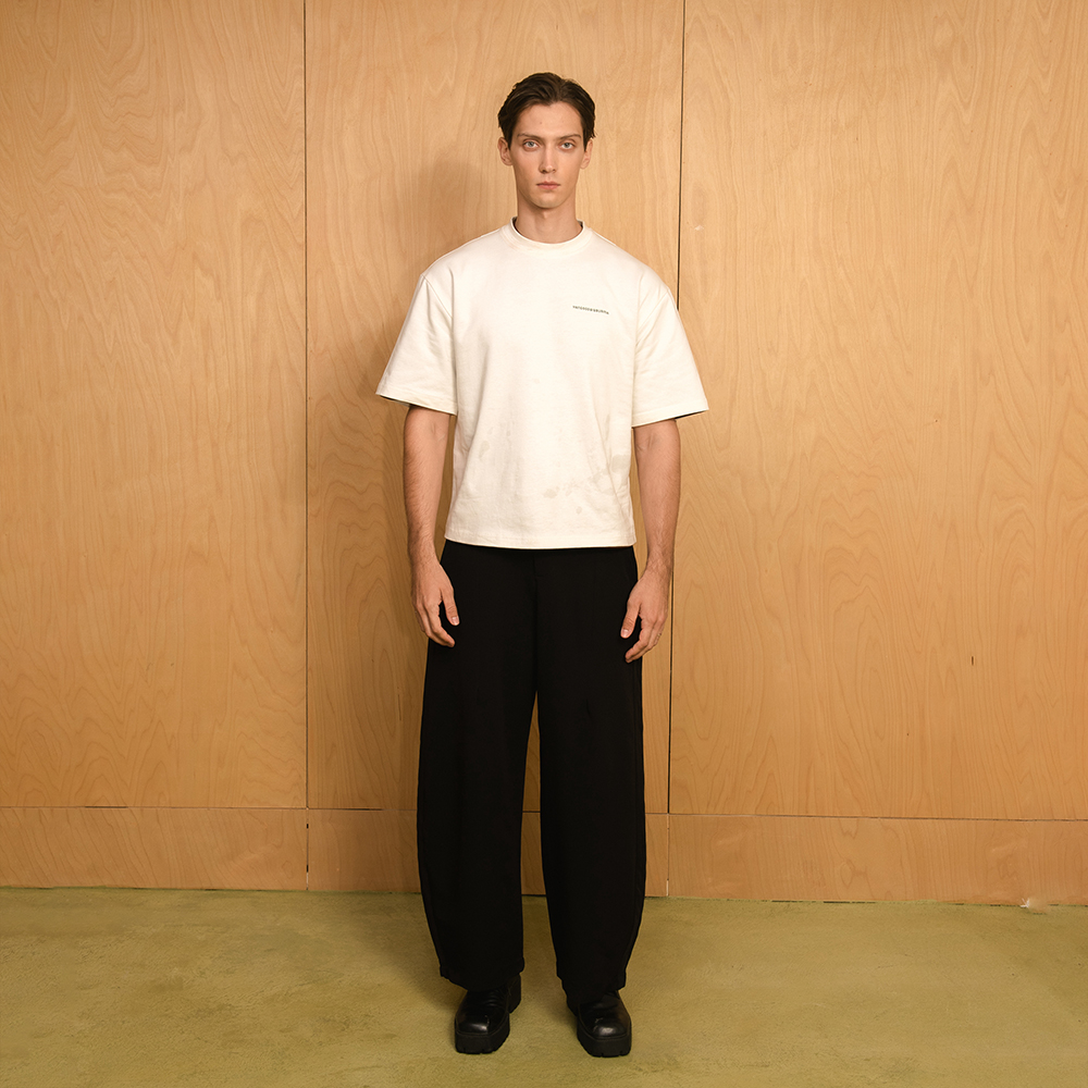 Yangoodsisburma White Graphic Premium Cotton Tee ExtraLarge