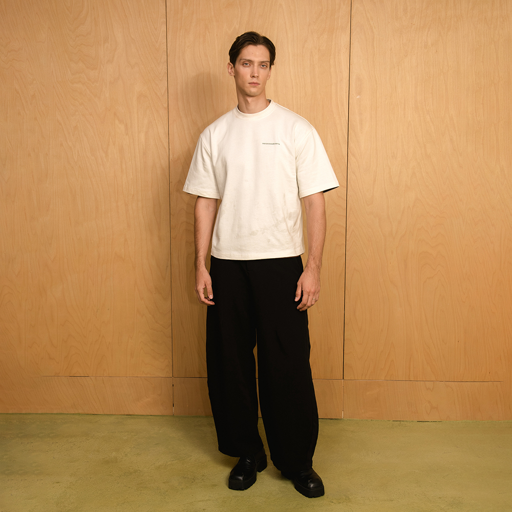 Yangoodsisburma White Graphic Premium Cotton Tee ExtraLarge