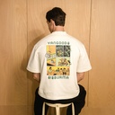 Yangoodsisburma White Graphic Premium Cotton Tee Large