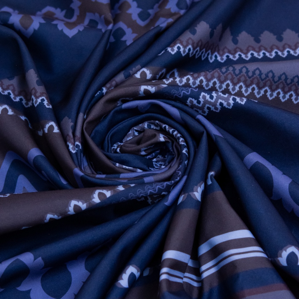 Khat Nwe Blue Fashion Fabric