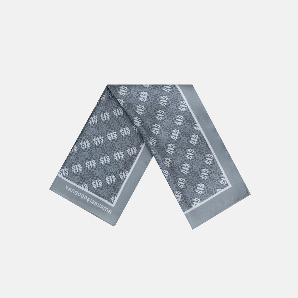 Sisburma Light Grey Bandana Scarf