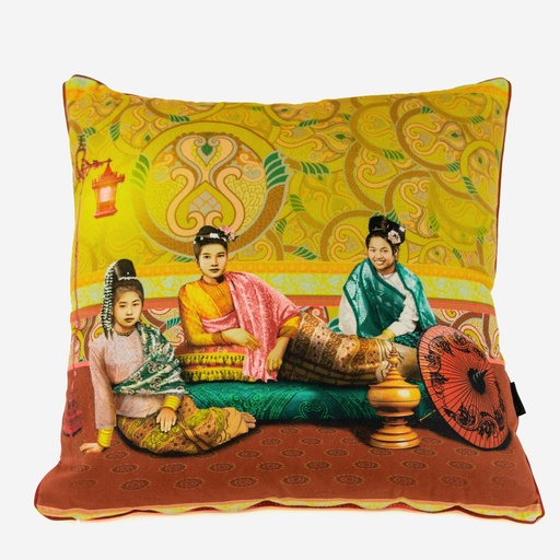 [YG8C8401Z] Pyo Madi Sunflower Cushion Cover