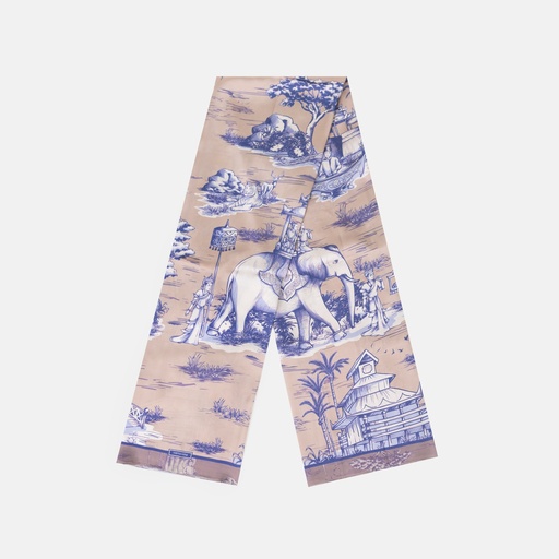 [YG10O2902E] Dannari Beige Rectangular Scarf